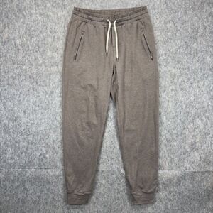 Vuori Ponto Performance Jogger Men's Medium Brown Athleisure Gym Train V438